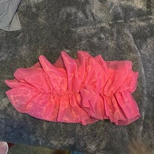 Pink tube top